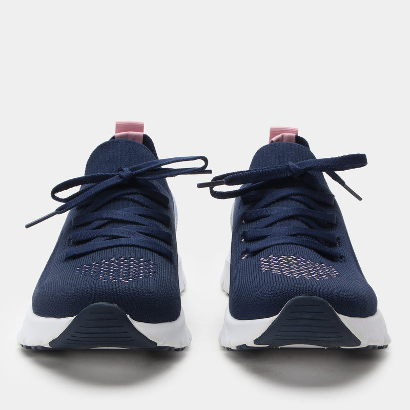 Regale Blush Navy Shoe | Alegria Shoes