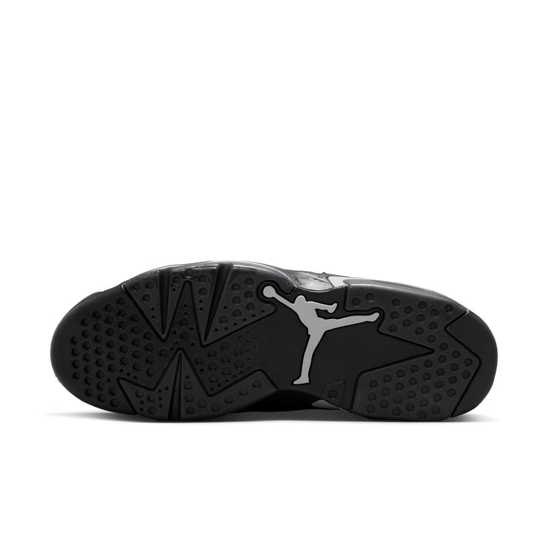Men's black high-top sneakers outsole with textured tread pattern