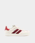 Retro Crest Sneaker in Ivory Leather