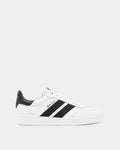 Retro Crest Sneaker in White Leather