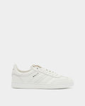Retro Crest Sneaker in White Leather