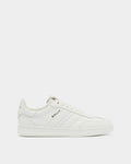 Retro Crest Sneaker in White Leather