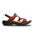 Revere Miami Backstrap Sandal (Women) - Red Croc Sandal - Backstrap - The Heel Shoe Fitters