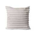 ribbed faux fur cushion cover