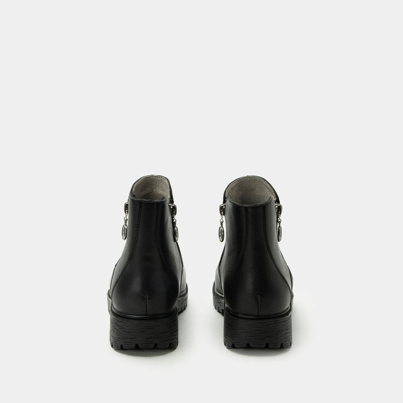 Rorie Black Bird Boot | Alegria Shoes