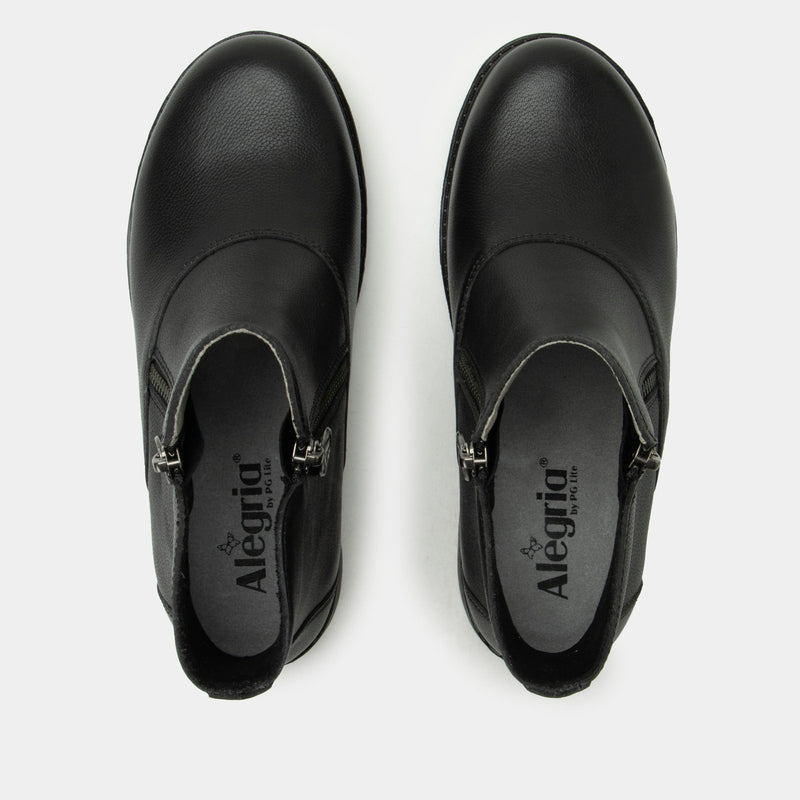 Rorie Black Bird Boot | Alegria Shoes
