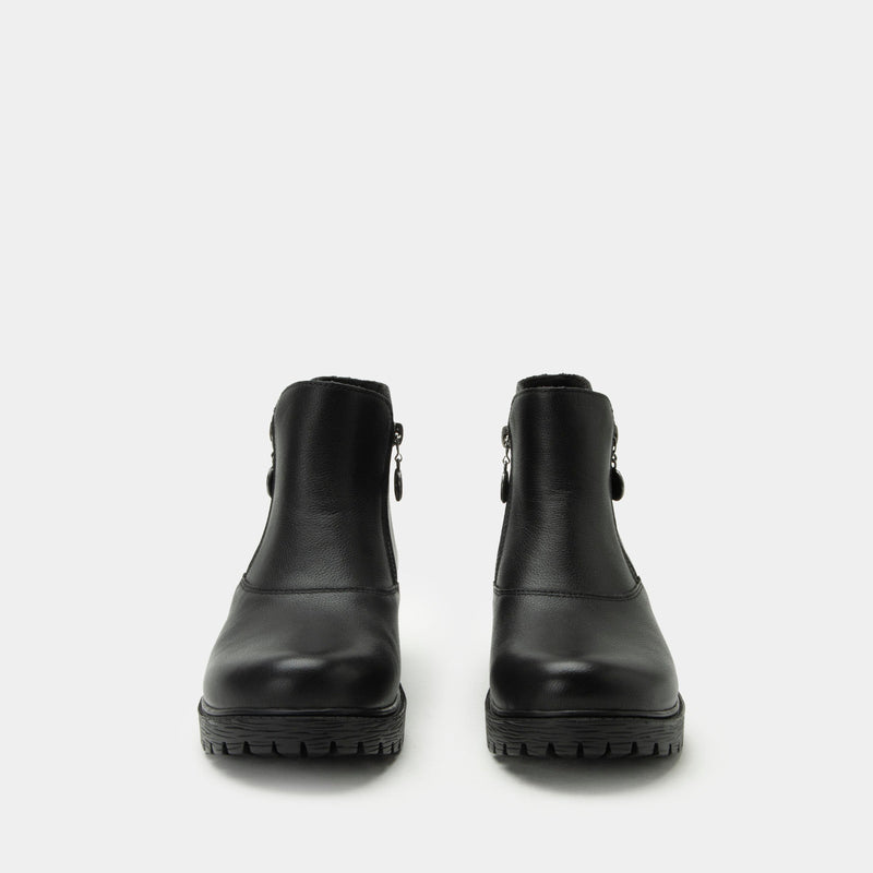 Rorie Black Bird Boot | Alegria Shoes