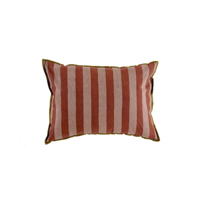 red striped cushion
