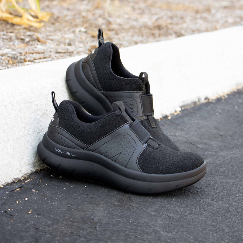 Rotation Black Shoe | Alegria Shoes