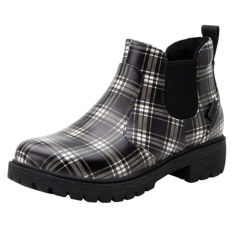 Rowen Plaid Boot | Alegria Shoes