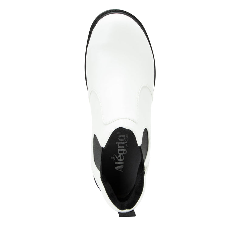 Rowen White Boot | Alegria Shoes