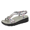 Roz Lovely Grey Sandal | Alegria Shoes