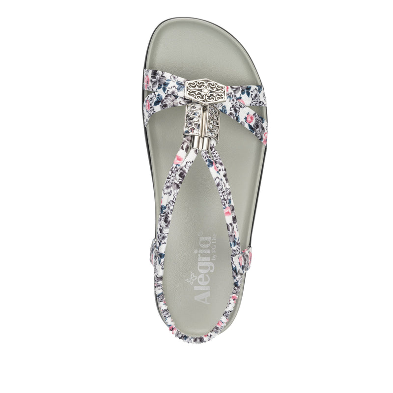 Roz Lovely Grey Sandal | Alegria Shoes