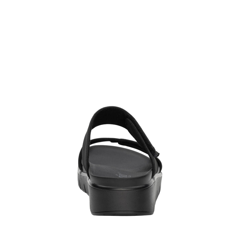 Rubie Black Softie Sandal | Alegria Shoes