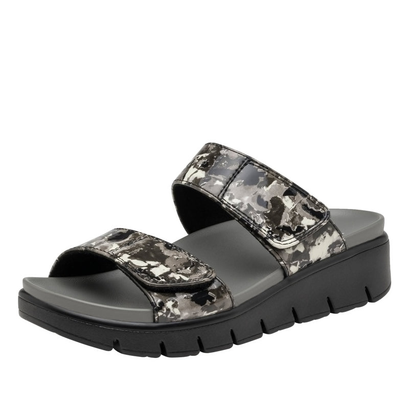 Rubie Collage Greys Sandal | Alegria Shoes