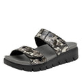 Rubie Collage Greys Sandal | Alegria Shoes
