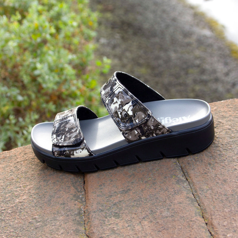 Rubie Collage Greys Sandal | Alegria Shoes