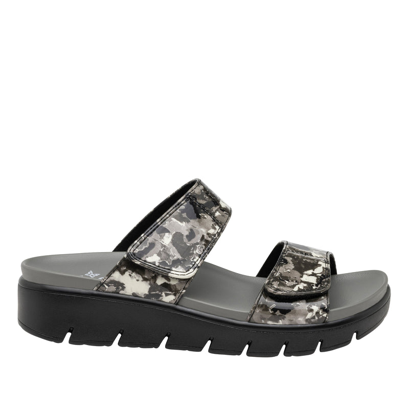 Rubie Collage Greys Sandal | Alegria Shoes
