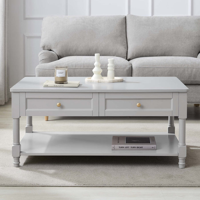 Ruby Coffee Table - Light Grey - DUSK
