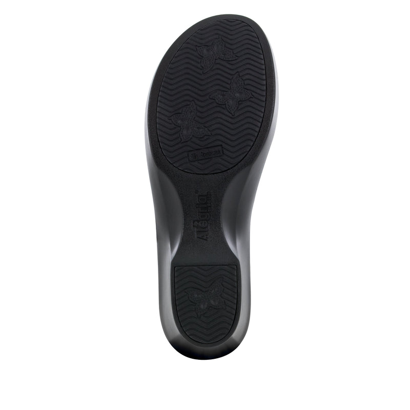 Ryli Black Nappa Sandal | Alegria Shoes