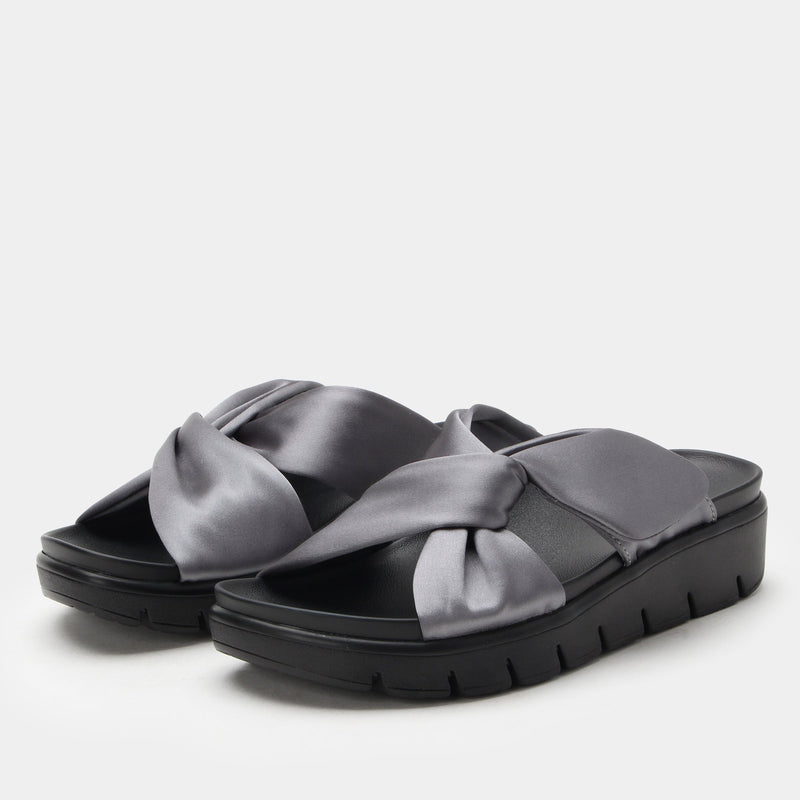 Rylie Gunmetal Sandal | Alegria Shoes