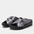 Rylie Gunmetal Sandal | Alegria Shoes