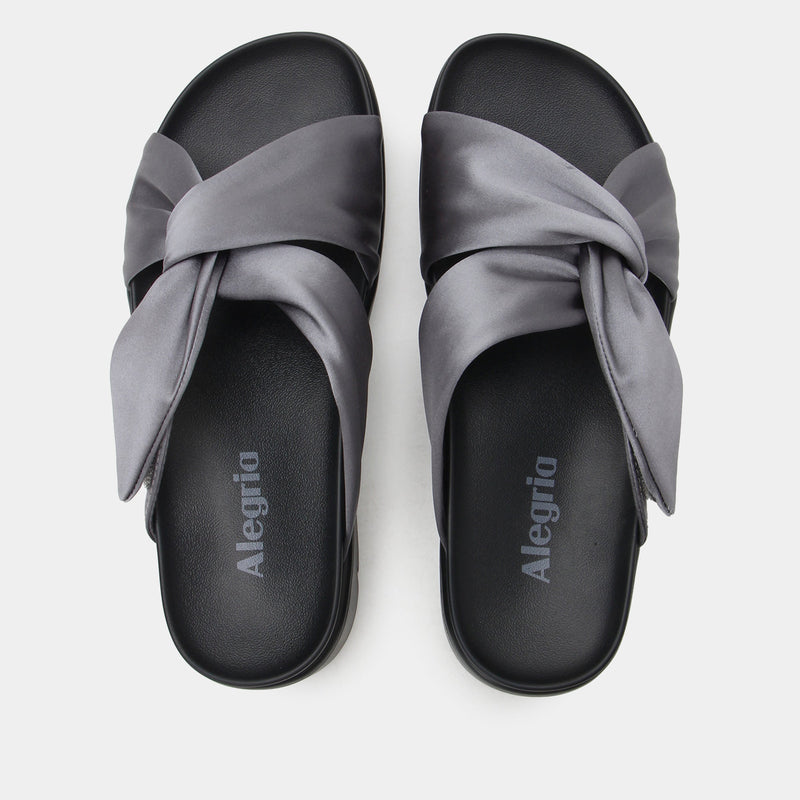 Rylie Gunmetal Sandal | Alegria Shoes