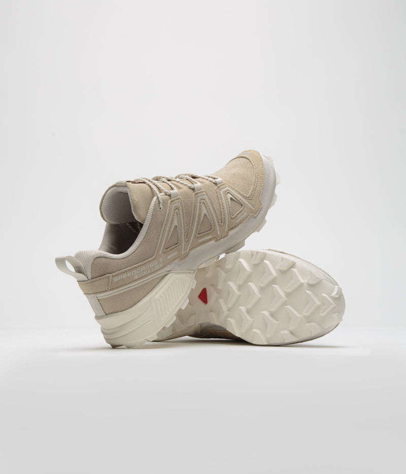 Salomon Speedcross 3 Expanse LTR Shoes in Oxford Tan and Rainy Day / Vanilla Ice
