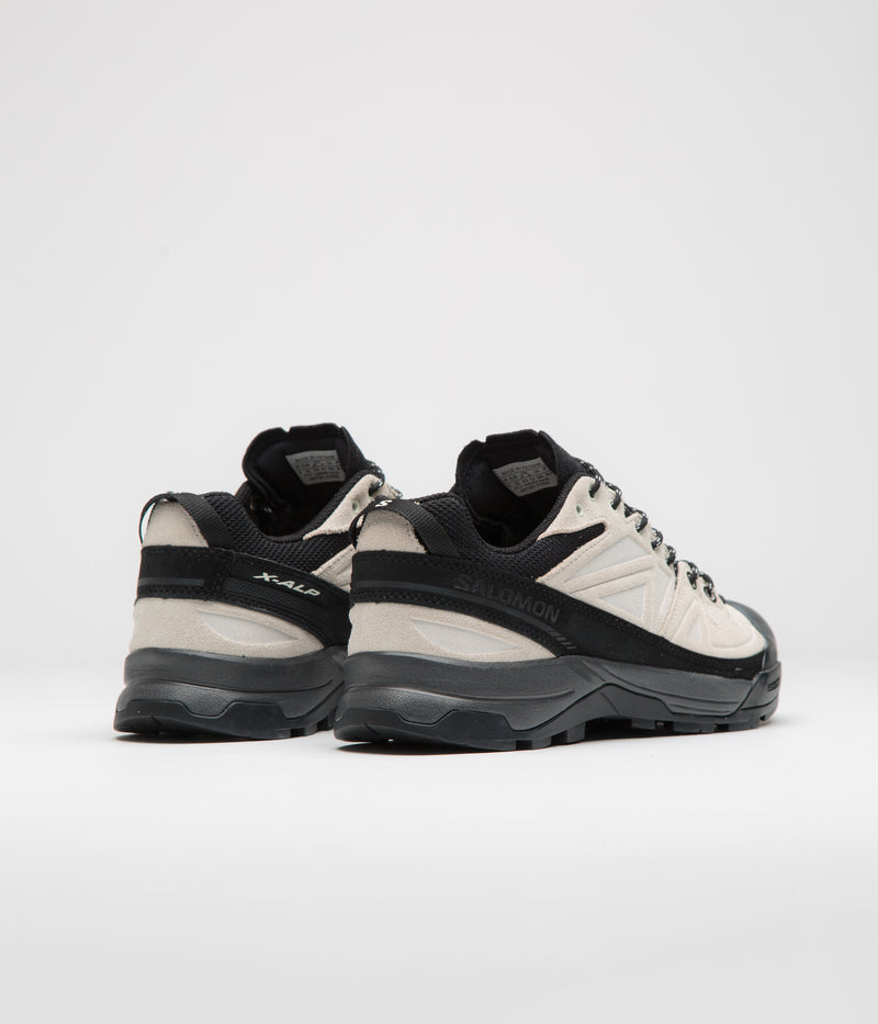 Salomon X-ALP LTR Shoes in Black and Vanilla Ice / Rainy Day