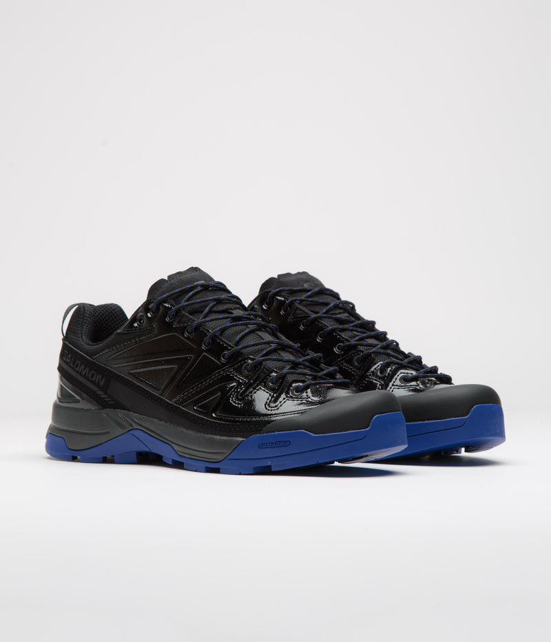 Salomon X-ALP Recon Shoes in Black and Black / Bluing