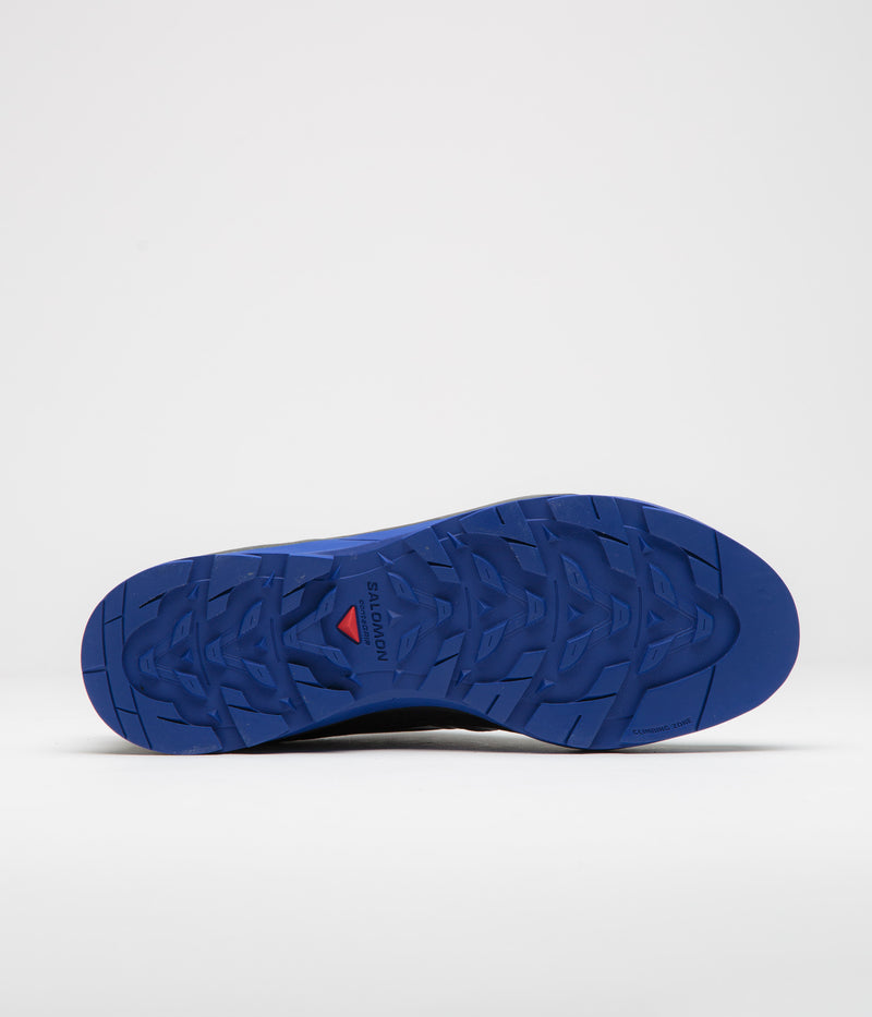 Salomon X-ALP Recon Shoes in Black and Black / Bluing