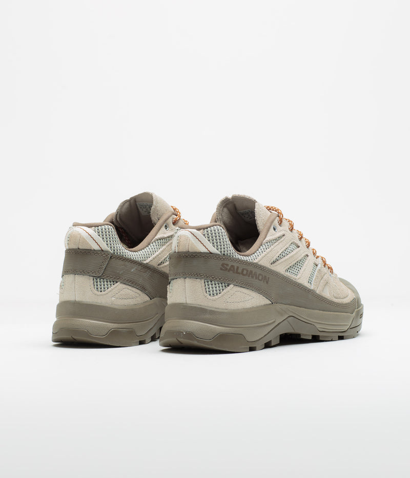 Salomon X ALP Woven Shoes in Walnut and Silver Cloud / Vanilla Ice