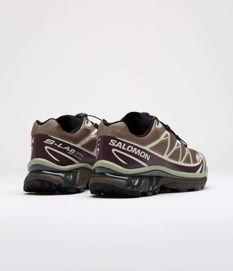 Salomon XT-6 Shoes in Walnut and Huckleberry / Urban Chic