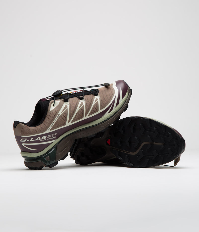 Salomon XT-6 Shoes in Walnut and Huckleberry / Urban Chic