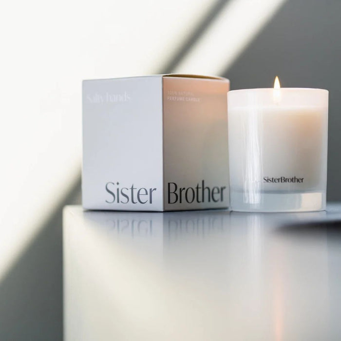 Salty Hands Scented Candle - Sister Brother