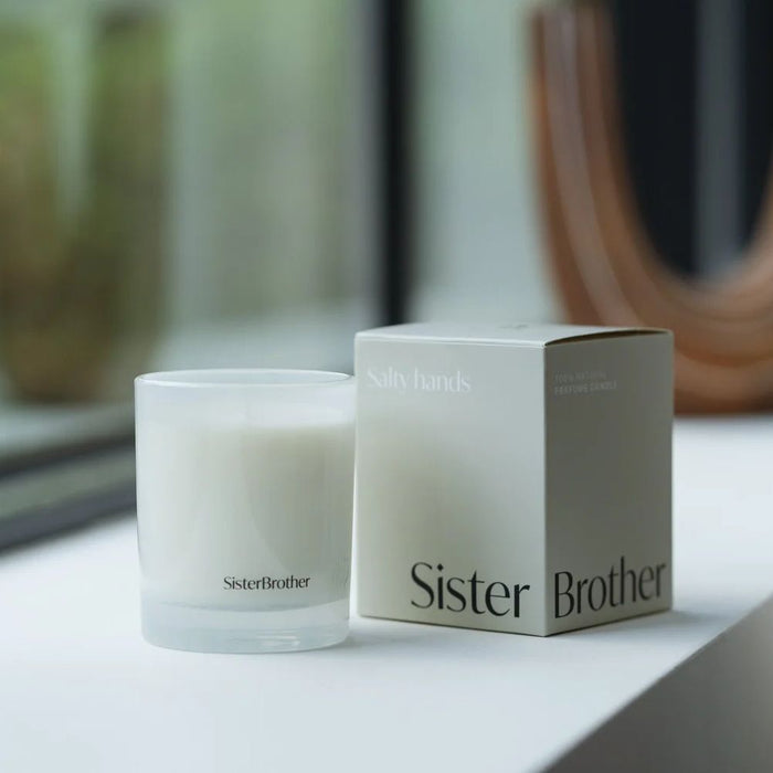 Salty Hands Scented Candle - Sister Brother