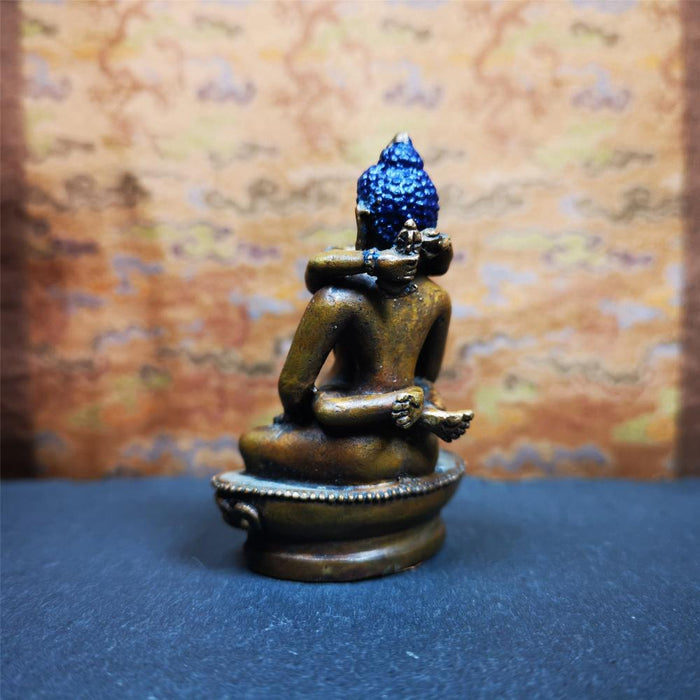 Samantabhadra in Yab Yum 2.4" - Tibetan Buddhist statue, view 5