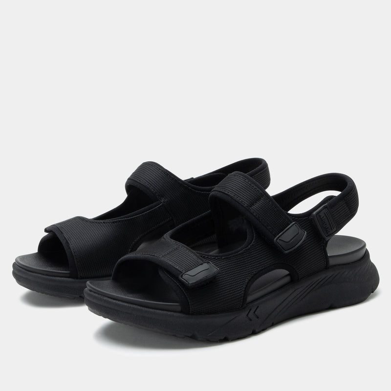 Sandie Black Sandal | Alegria Shoes
