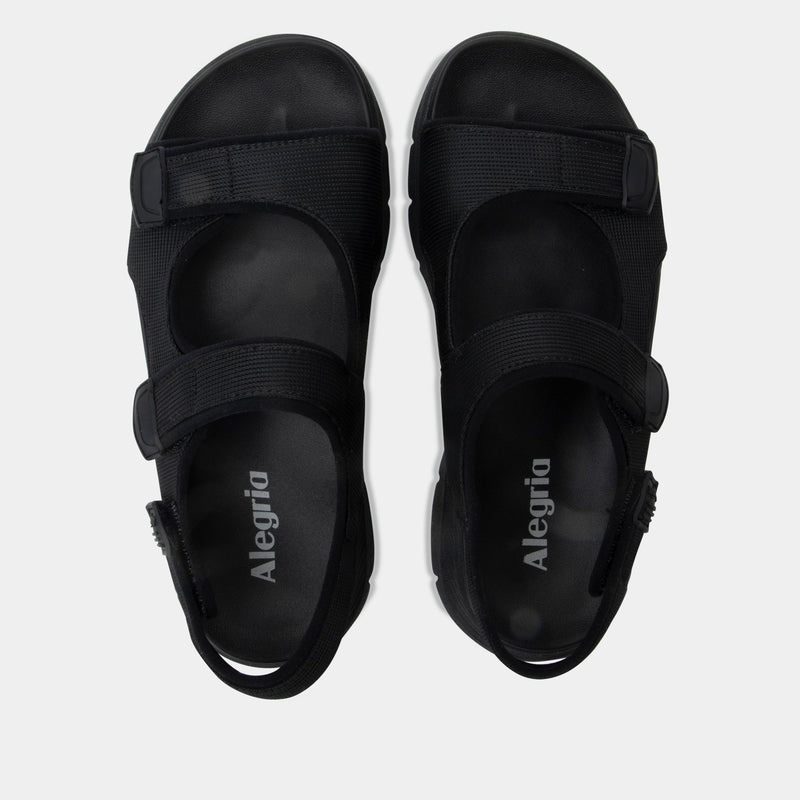 Sandie Black Sandal | Alegria Shoes