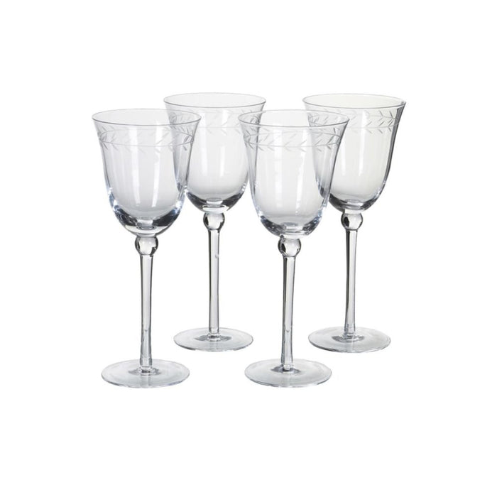 Sash Wine Glasses - Set of 4