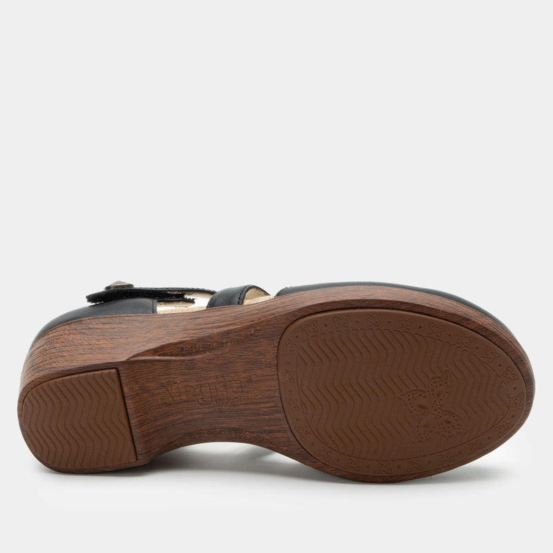Savina Coal Shoe | Alegria Shoes