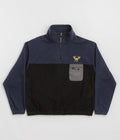 Sci-Fi Fantasy Crab Quarter Zip Sweatshirt in Black