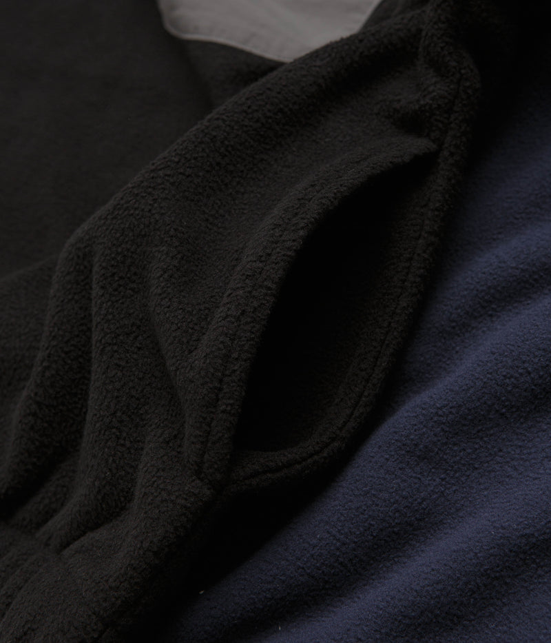 Sci-Fi Fantasy Crab Quarter Zip Sweatshirt in Black
