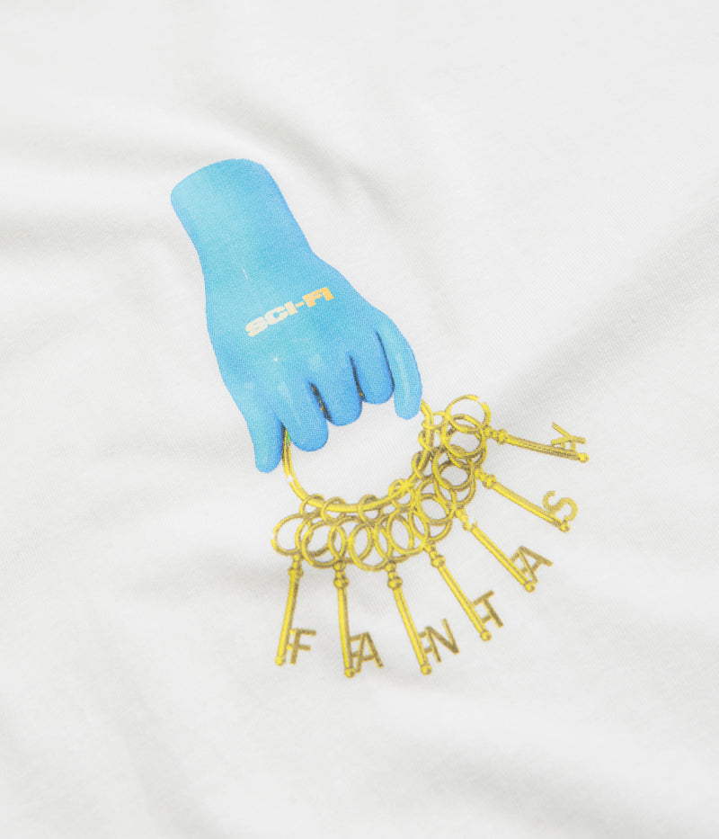 Sci-Fi Fantasy Keys T-Shirt in White