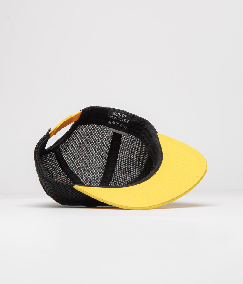Sci-Fi Fantasy Logo Cap in Black and Yellow