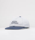 Sci-Fi Fantasy Logo Cap in White and Blue