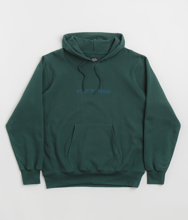 Sci-Fi Fantasy Logo Hoodie in Dark Moss