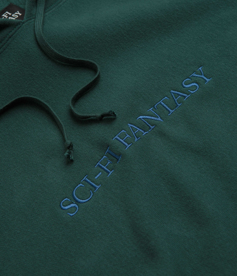 Sci-Fi Fantasy Logo Hoodie in Dark Moss