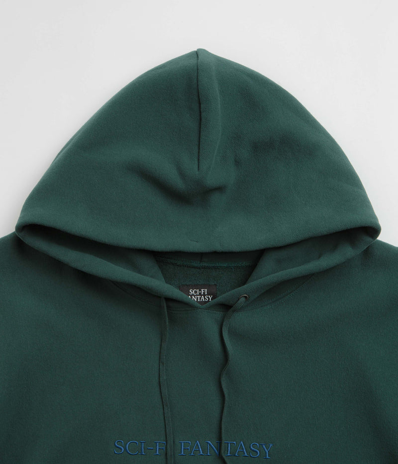 Sci-Fi Fantasy Logo Hoodie in Dark Moss
