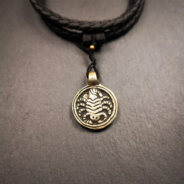 Scorpion Guru Amulet 0.87" - Tibetan Buddhist amulet, view 6